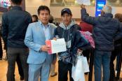Bicampeón panamericano Cristian Pacheco volvió a Lima 