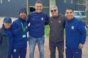 (FOTOS) Bengoechea le dio la bienvenida al equipo de futsal down de Alianza