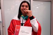 Camila Figueroa fue reconocida por el IPD tras ganar medalla de bronce en Santiago 2023