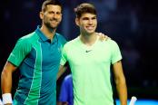 Alcaraz derrotó a Djokovic en el Tennis Cup de Riad