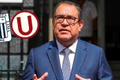 Presidente del Consejo de Ministros dio a conocer sanción para Alianza Lima y U