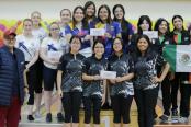 Equipo femenino de bowling realizó gran presentación en Catar