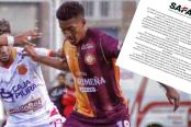 Safap y su posición sobre posibles amaños de partidos en el fútbol peruano