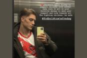 ¿Guiño a Fossati? Sonne posó con camiseta peruana en campaña contra el cáncer en Dinamarca