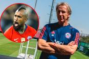 Vidal respaldó a Gareca: "Hay que dejar tranquilo al entrenador"