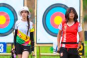 Celeste Payano obtuvo la medalla de bronce en el Panamericano de Tiro con arco en El Salvador