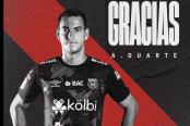 Alajuelense se despidió de Alejandro Duarte