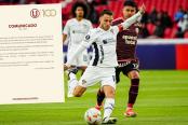 Universitario: "Condenamos los cánticos xenófobos y homofóbicos"