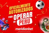 Meridianbet, oficialmente autorizado para operar apuestas online en Perú