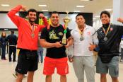 ¡Arriba Perú! Selección de levantamiento de pesas arribó de Colombia con 41 medallas