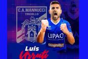 ¡Cambió de camiseta! Luis Urruti jugará Torneo Clausura por Mannucci