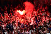 UEFA multó con más de 220 mil euros a Croacia por mal comportamiento de sus hinchas