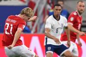 Inglaterra y Dinamarca empataron 1-1