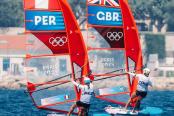 Tras las primeras 7 regatas, María Belén Bazo está cuarta en la general de Windsurf