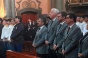 Plantel de Universitario y directivos participaron de misa en Iglesia de las Nazarenas por centenario
