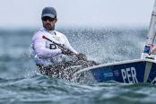 Tras ocho regatas, Peschiera está tercero en la general de Dinghy