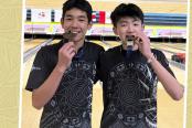  Eda y Tokashiki alcanzaron el oro en dobles masculino Sub 16 en el Festival Panamericano Juvenil