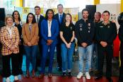 (FOTOS) Deportistas olímpicos inauguraron remodelado gimnasio ‘Eva Jenny Martínez’ del Team Perú