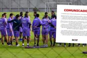 Safap se pronunció tras amenazas contra jugadores de César Vallejo