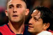 Con Lapadula, Cagliari empató con Milan por la Serie A