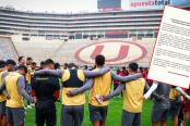 Plantel de Universitario: "Invocamos a Sunat a reconsiderar su decisión"