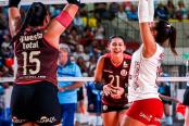 Habrá tercer juego: Universitario remontó y venció a Regatas Lima por la Liga Peruana de Vóley