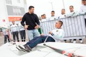 (FOTOS) Stefano Peschiera se sumó al festival de deportes en La Videna