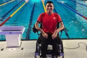 Rodrigo Santillán listo para ganar medallas en el World Series de Paranatación