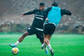 Miguel Araujo cumplió su primer entrenamiento con Cristal