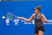 Romina Ccuno debutó con triunfo en dobles y hoy buscará la final en Cuiabá
