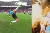 (VIDEO) Gremio elogió la salvada de Noriega al estilo de los "Supercampeones"