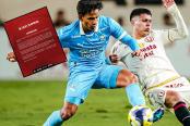 OFICIAL: Sporting Cristal vs. Universitario será reprogramado por pedido de la PNP