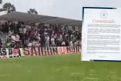 Alianza Lima se pronunció por presencia de hinchada en la final del Clausura femenino ante Universitario