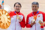 Dupla peruana conquistó el oro en 3 bandas en Bolivarianos