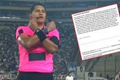 Conoce qué consignó árbitro Espinoza en su informe tras protocolo de racismo en el Monumental