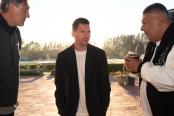 Messi llegó a Argentina para amistosos