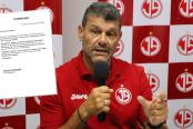 Roverano anunció su salida de Juan Aurich