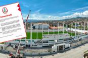 Se suspendieron actividades deportivas en el Estadio 'Las Américas' en Ayacucho