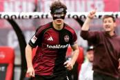 Con Gruber de titular, Núremberg ganó por la mínima