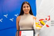 Kimberly García fue reconocida por el IPD tras su medalla de oro en el Mundial de Marcha Atlética