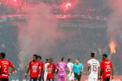 Atención, Cusco FC: Partido entre DIM y Flamengo fue cancelado por incidentes con los hinchas