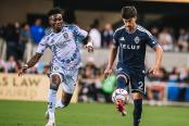 Cabrera ingresó en el empate de Vancouver ante San José por la MLS