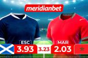 Escocia vs Marruecos: ¡Juega en el Torneo mundial y llega a La Cima del Fútbol con Meridianbet y Kashio!