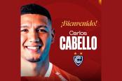 Cienciano oficializó el fichaje de Carlos Cabello