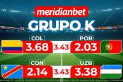 ¡Juega en la Fecha 3 del Grupo K del Torneo mundial y gana con la Mundo Mania de Meridianbet!