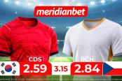 Corea del Sur vs República Checa: ¡Juega en la Copa Mundialista y llega a La Cima del Fútbol con Meridianbet y Kashio!