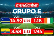 ¡Juega en la Fecha 3 del Grupo E del Torneo mundial y gana con la Mundo Mania de Meridianbet!