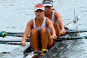 ¡Hermanas Alessia y Valeria Palacios lograron medalla de plata en Copa del Mundo de Remo!