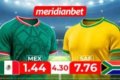 Mexico vs Sudafrica: ¡Juega en la Copa Mundialista y llega a La Cima del Fútbol con Meridianbet y Kashio!