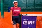 Romina Ccuno cayó en singles pero avanzó en dobles en Asunción